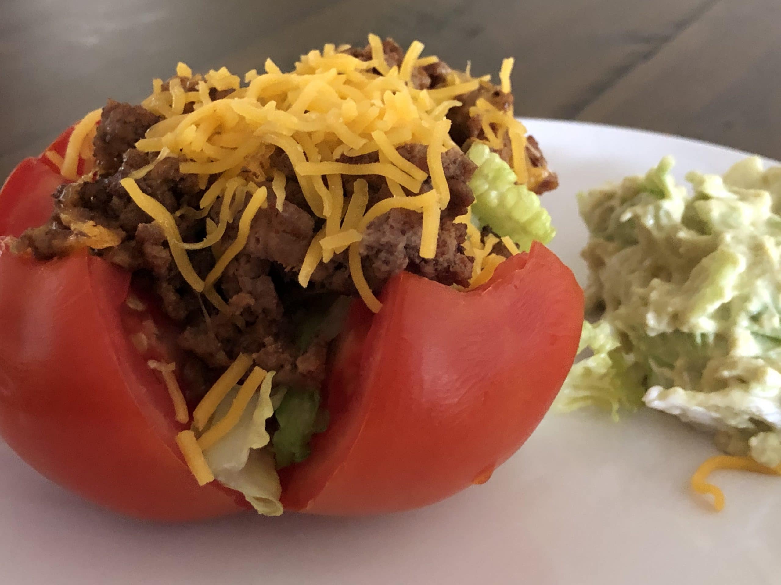 Fully loaded taco tomato