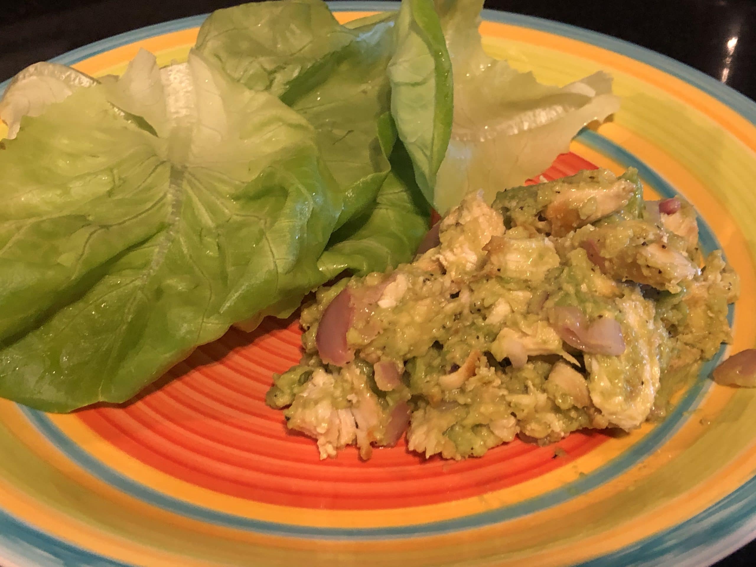 Keto Chicken Avocado Lettuce Wraps