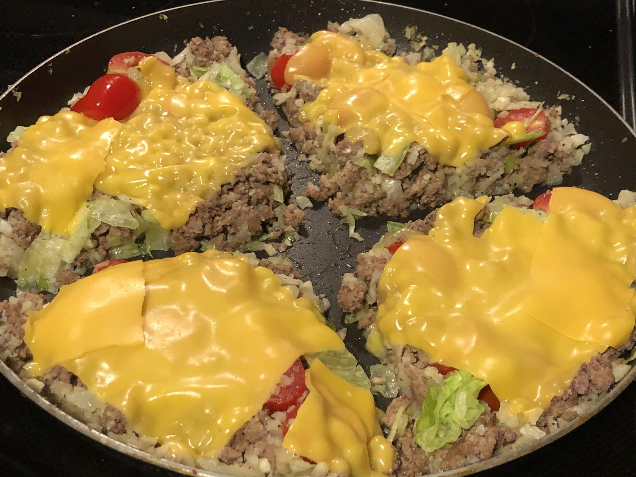 Keto Big Mac Cheeseburger