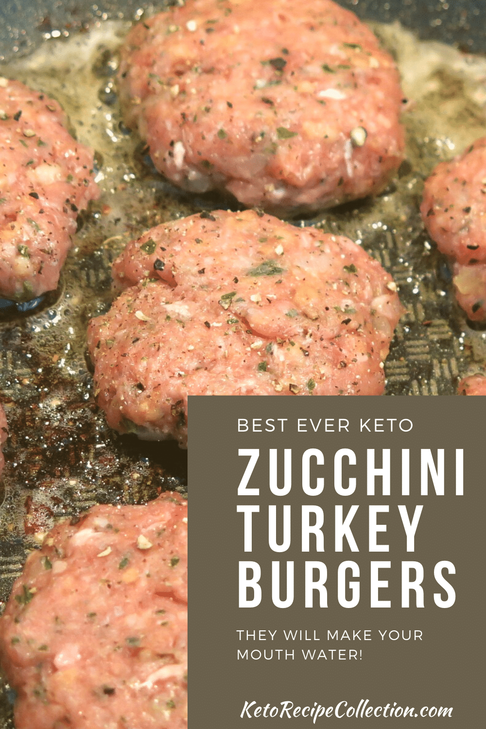 Turkey Zucchini Burger Recipe Keto Burger Recipe Keto Turkey Burger