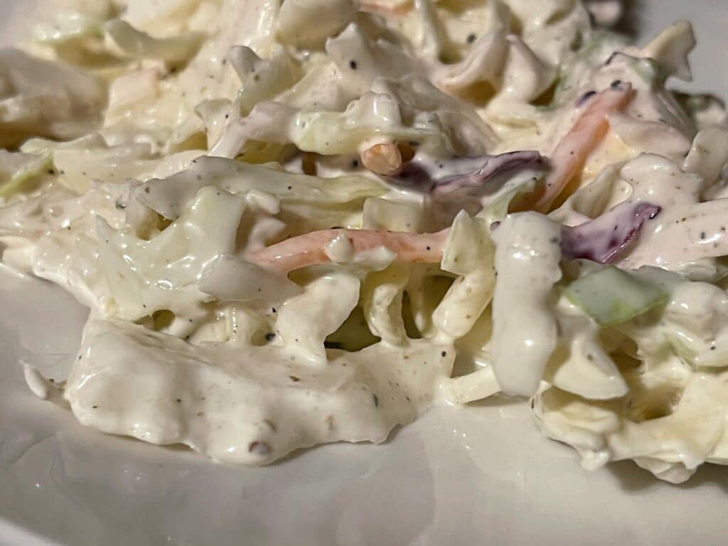 Keto Coleslaw Recipe Keto Coleslaw Dressing with simple ingredients!