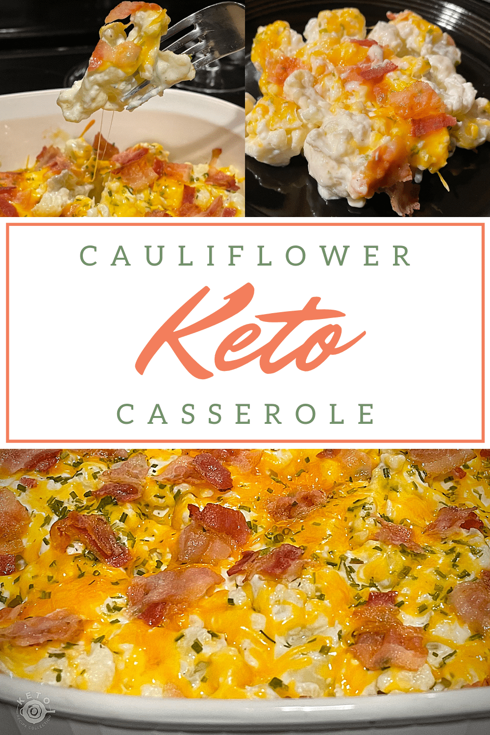 Easy Keto Cauliflower Casserole Recipe Keto Cauliflower Side Dish