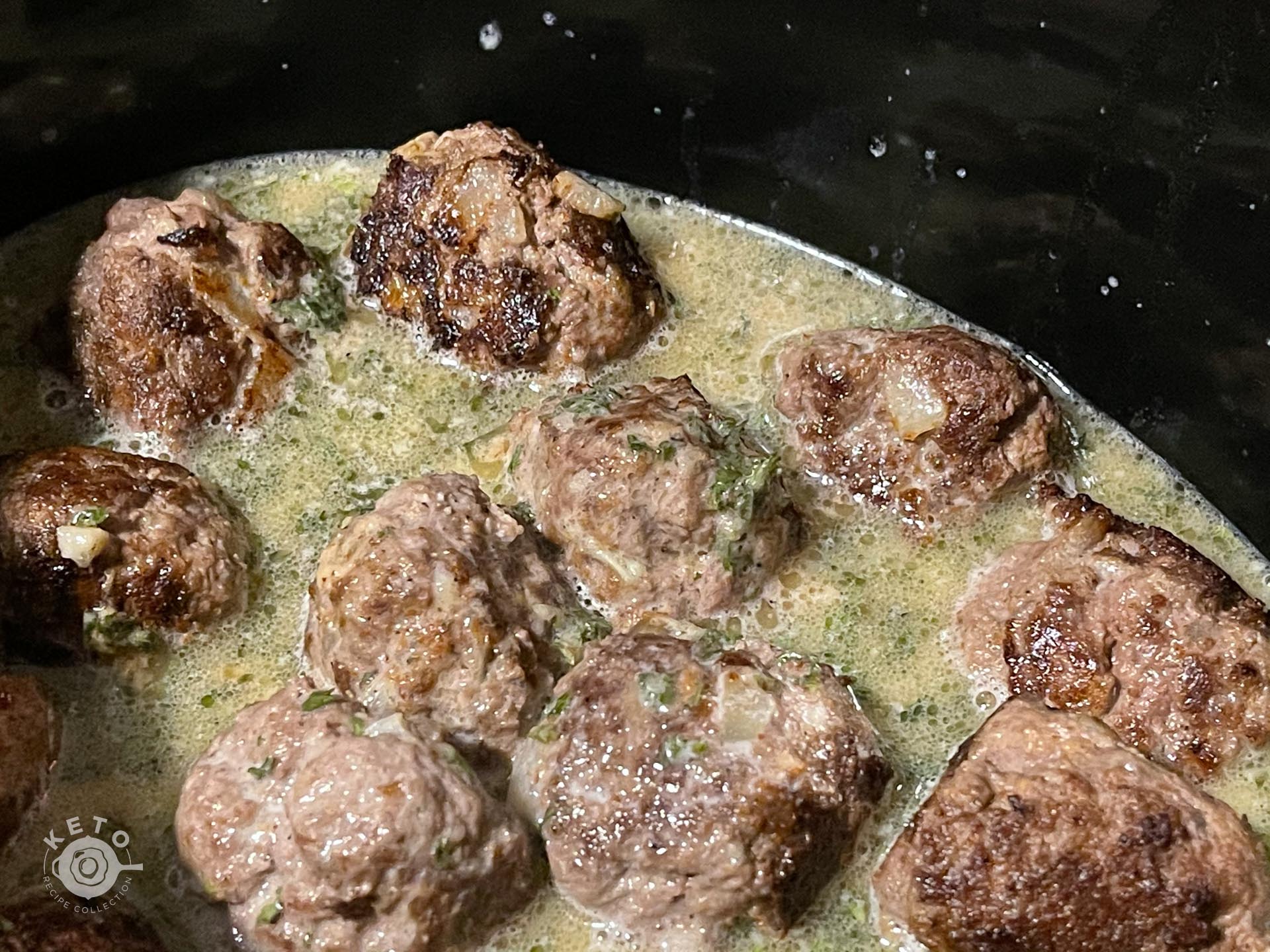 Keto Swedish meatball crockpot