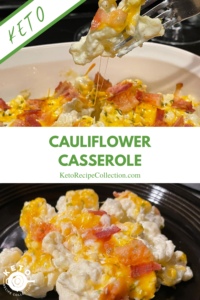 keto casserole cauliflower and cheese
