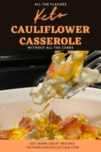 cauliflower casserole pin