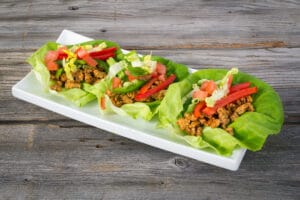 keto taco lettuce cups