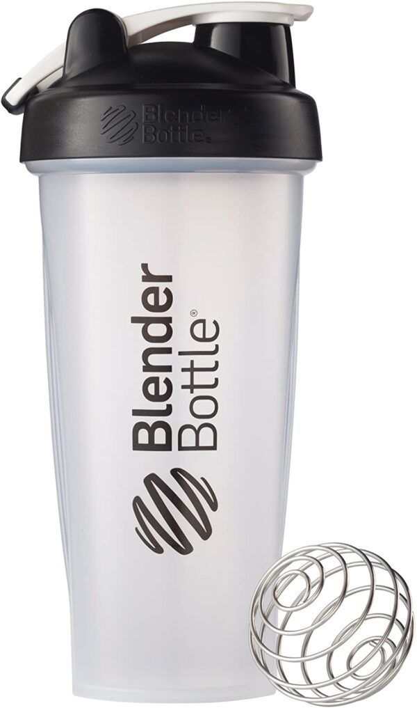 Clear Blender bottle with mixing ball