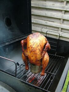 Keto Beer Can Chicken on the Grill