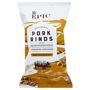 2.5 oz bag of keto pork rinds by epic