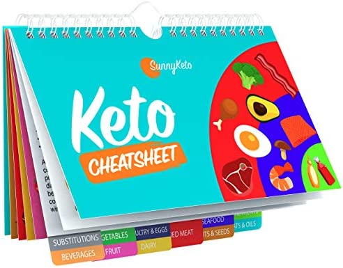 magnetic keto food cheat sheet