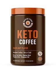 can of keto coffee from Rapid Fire